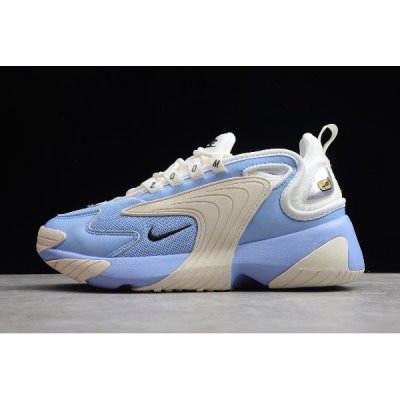 Nike Erkek Zoom 2k Aluminum Gri / Mavi / Siyah / Metal Gümüş Spor Ayakkabı Türkiye - RRXB6VOG